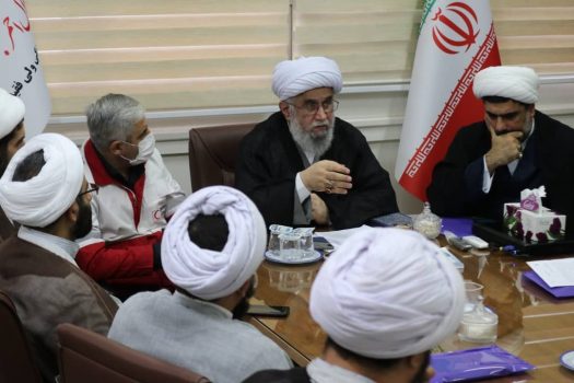 نشست فعالان فرهنگی و طلاب حوزه نمایندگی ولی فقیه جمعیت هلال احمر استان گیلان با حضور آیت الله رمضانی گیلانی نماینده مردم گیلان در مجلس خبرگان رهبری برگزار شد نشست فعالان فرهنگی و طلاب حوزه نمایندگی ولی فقیه جمعیت هلال احمر استان گیلان با حضور آیت الله رمضانی گیلانی نماینده مردم گیلان در مجلس خبرگان رهبری برگزار شد