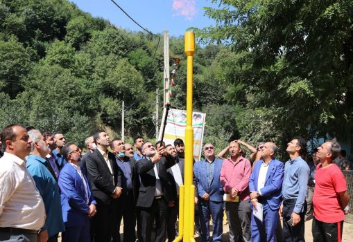 مشعل گاز در ۲ روستای کوهستانی شفت روشن شد