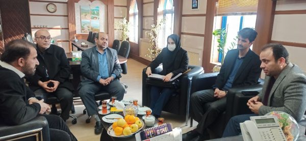 دیدار مدیردرمان تامین اجتماعی استان با فرماندار لنگرود