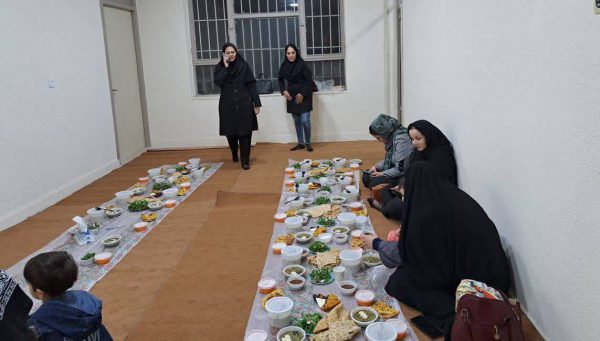 سفره افطار با طعم خدمت