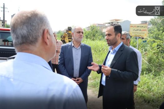 پیگیری میدانی شهردار رشت و دادستان مرکز استان گیلان از پروژه کانال ژ ۵ پیگیری میدانی شهردار رشت و دادستان مرکز استان گیلان از پروژه کانال ژ ۵