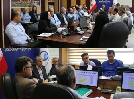 بررسی عملکرد کیفی آب شرب، با حضور مدیران امور آبفای گیلان بررسی عملکرد کیفی آب شرب، با حضور مدیران امور آبفای گیلان