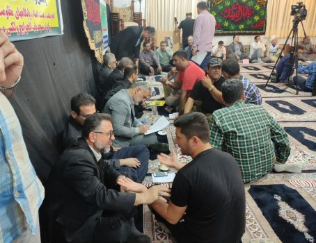 میز خدمت جهادی شرکت گاز استان گیلان در مسجد باب الحوایج محله دخانیات رشت برگزار شد