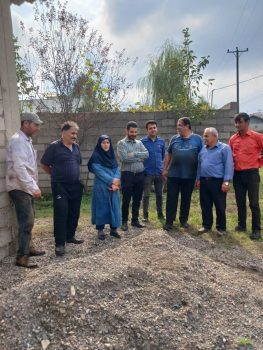 اجرای طرح هادی در روستای  کتیگر آقا سید شریف