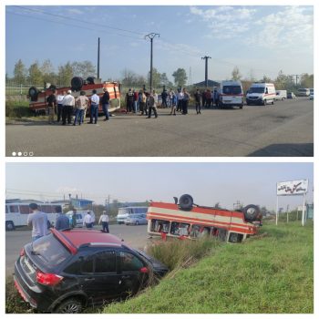 امدادرسانی اورژانس گیلان به ۱۶ مصدوم حادثه واژگونی یک دستگاه مینیبوس امدادرسانی اورژانس گیلان به ۱۶ مصدوم حادثه واژگونی یک دستگاه مینیبوس