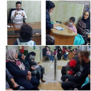 غربالگری بینایی کودکان ۳ تا ۶ سال در مراکز خدمات بهزیستی مثبت زندگی شهرستان رشت