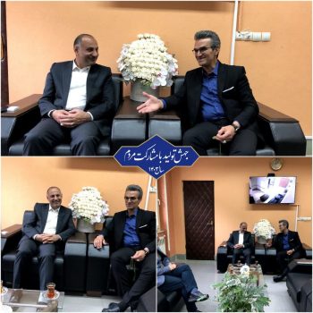 دیدار مدیر کل جمع آوری و فروش اموال تملیکی استان گیلان با محمدرضا فلاحتگر، مدیر کل راه و شهرسازی استان گیلان