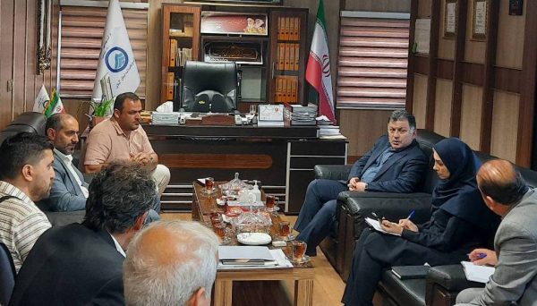 دیدار نماینده مردم شهرستان آستارا در مجلس شورای اسلامی با مدیرعامل آبفای گیلان