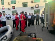 بازدید بازرس کل استان با همراهی شهردار رشت از امکانات و تجهیزات لجستیک سازمان آتش نشانی شهرداری رشت