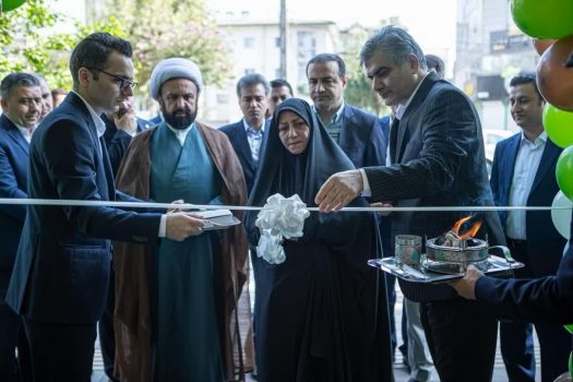 ساختمان جدید شعبه معلم بانک در رشت افتتاح شد