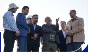 بازدید معاون امور دریایی سازمان بنادر از عملیات لایروبی بندر آستارا/ موافقت سازمان بنادر و دریانوردی با طرح اطاله موج‌شکن و احداث تله رسوب گیر در پشت موج شکن شمالی بندر
