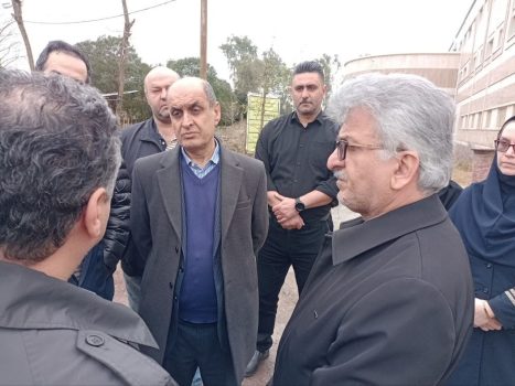 بازدید استاندار گیلان و رئیس دانشگاه علوم پزشکی از بیمارستان شهید بهشتی بندرانزلی / تأکید بر ارتقای خدمات درمانی در غرب استان