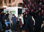 ایستگاه فرهنگی «هم‌نوا با کوله‌پشتی فرشته‌ها»در پیاده‌راه شهدای ذهاب شهر رشت
