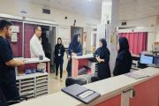 بازدید سرزده و شبانه مدیر امور پرستاری دانشگاه از مرکز آموزشی و درمانی دکتر حشمت رشت