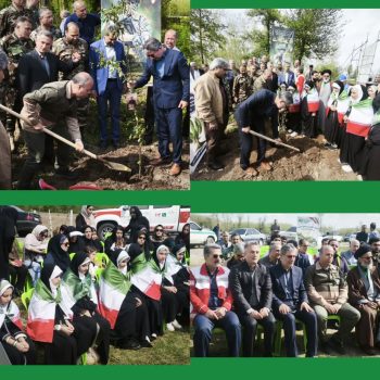 به مناسبت ۲۹ فروردین ماه روز ارتش جمهوری اسلامی ایران ودر سالروز تولد رهبر شهید انقلاب پویش سرو ایران برگزار شد