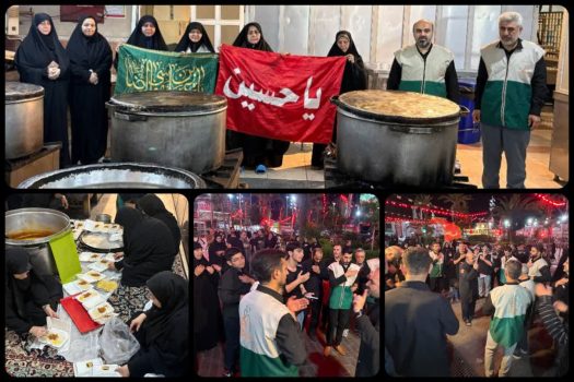 بیش از هشت هزار پرس غذای متبرک و نذری در نقاط مختلف شهرستان رشت میان عزاداران حضرت اباعبدالله الحسین(ع) توزیع شد