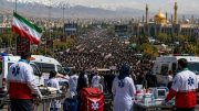 همدلی مدافعان سلامت گیلان در تشییع آقای شهید ایران