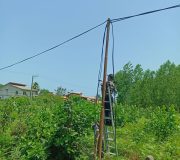 رفع اختلال و پایداری مجدد شبکه مخابراتی روستای کچلک در شهرستان بندرانزلی