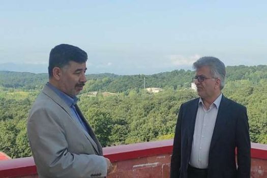 بازدید رئیس دانشگاه علوم پزشکی گیلان از روند احداث بیمارستان ۴۲۱ تخت‌خوابی لاکان