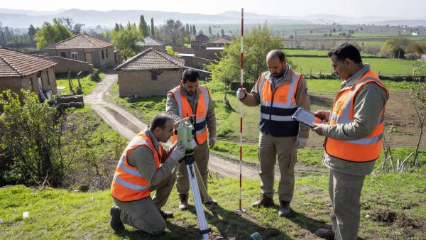 آغاز عملیات نقشه‌برداری به منظور بازنگری طرح هادی روستای سیاه اسطلخ رشت